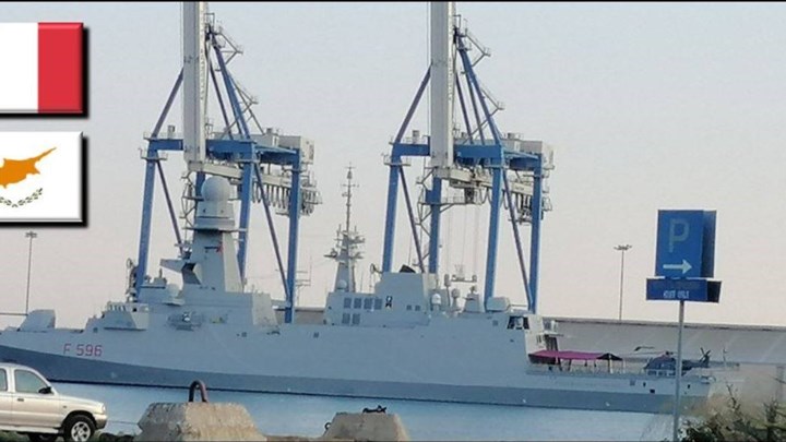 Η Ιταλία έστειλε φρεγάτα στην Κύπρο – Το μήνυμα στον Ερντογάν