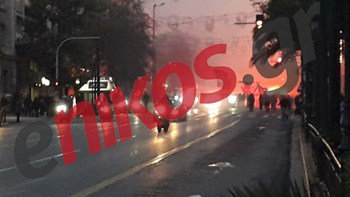 Κλειστοί δρόμοι στο κέντρο της Αθήνας – ΤΩΡΑ – ΦΩΤΟ αναγνώστη