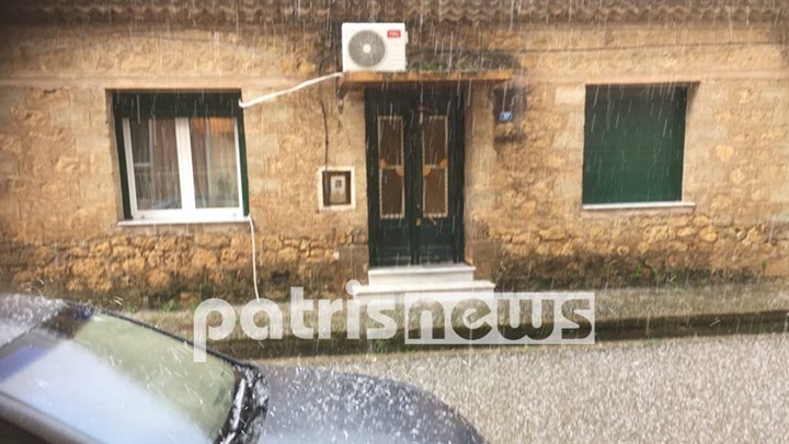 Ηλεία: Ισχυρή χαλαζόπτωση έπληξε τον Πύργο – ΦΩΤΟ – ΒΙΝΤΕΟ