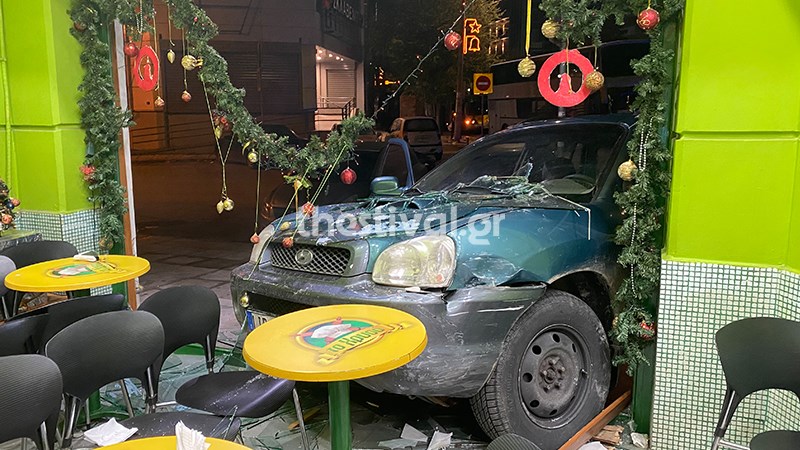 Θεσσαλονίκη: Κινηματογραφική καταδίωξη από περιπολικό – Τζιπ κατέληξε σε μπουγατσάδικο – ΒΙΝΤΕΟ