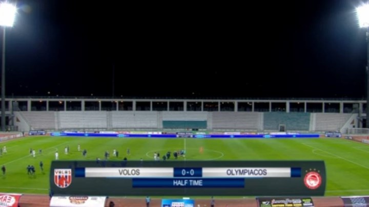 Βόλος – Ολυμπιακός 0-0 (HM.)