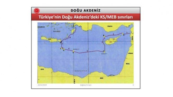 Νέα πρόκληση από την Τουρκία: Οι χάρτες με τις διεκδικήσεις σε Κυπριακή ΑΟΖ και Ανατολική Μεσόγειο