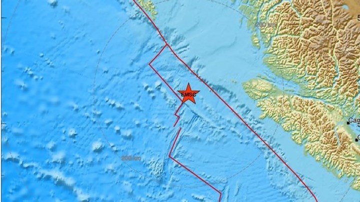 Σεισμός 6,3 Ρίχτερ ανοικτά της νήσου Βανκούβερ στον Καναδά
