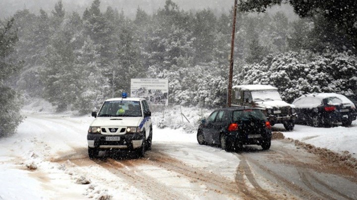 Ποιοι δρόμοι είναι κλειστοί λόγω χιονόπτωσης