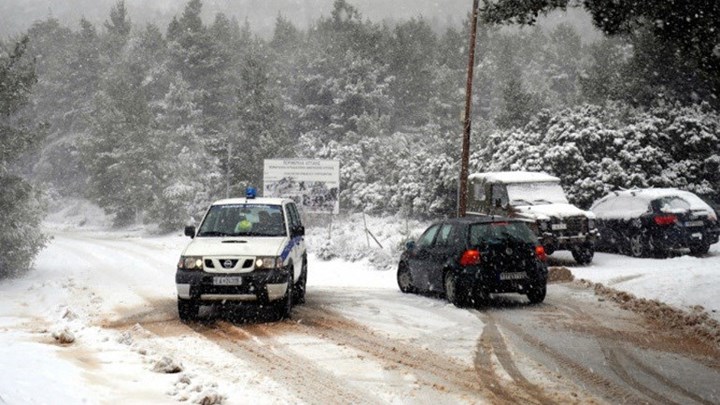 Ποιοι δρόμοι είναι κλειστοί λόγω χιονόπτωσης