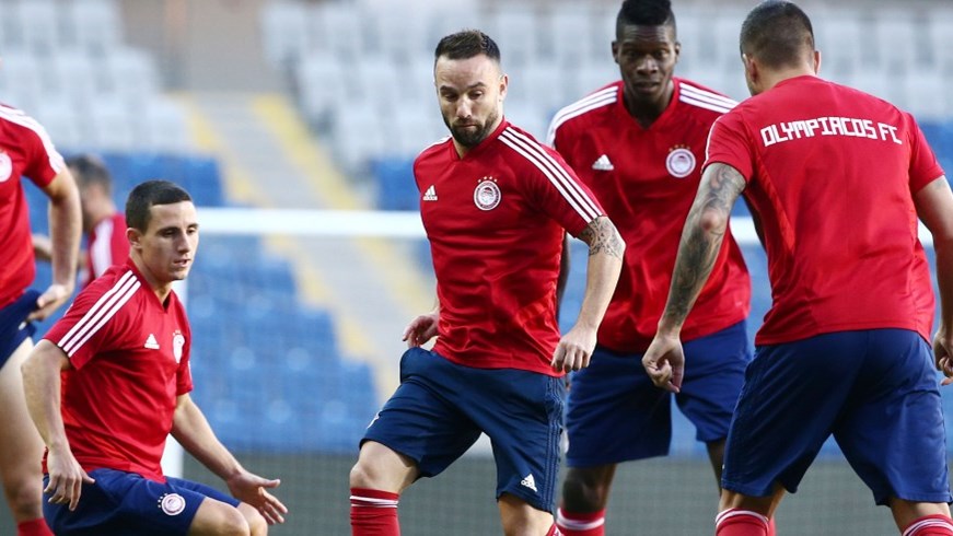 Ολυμπιακός: Προπονήθηκαν Ποντένσε, Βαλμπουενά και Ελ Αραμπί