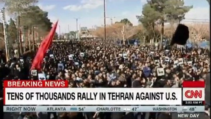 Δολοφονία Σουλεϊμανί: Διαδηλώνουν στην Τεχεράνη κατά των ΗΠΑ – ΒΙΝΤΕΟ