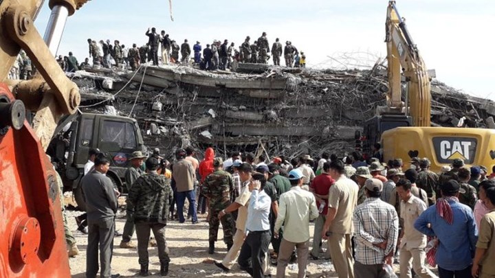 Τραγωδία στην Καμπότζη: Τουλάχιστον 10 νεκροί από κατάρρευση κτιρίου – ΦΩΤΟ