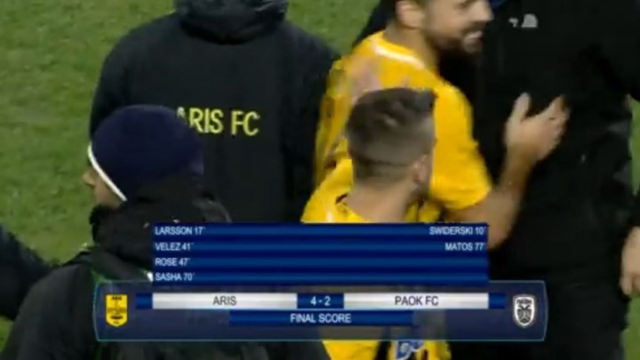 Άρης – ΠΑΟΚ 4-2 (ΤΕΛΙΚΟ)