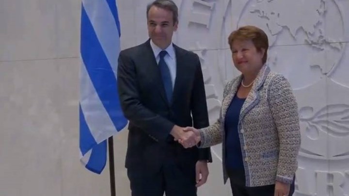 Το παρασκήνιο της επίσκεψης Μητσοτάκη στο ΔΝΤ – Πώς τον υποδέχτηκε η Γκεοργκίεβα