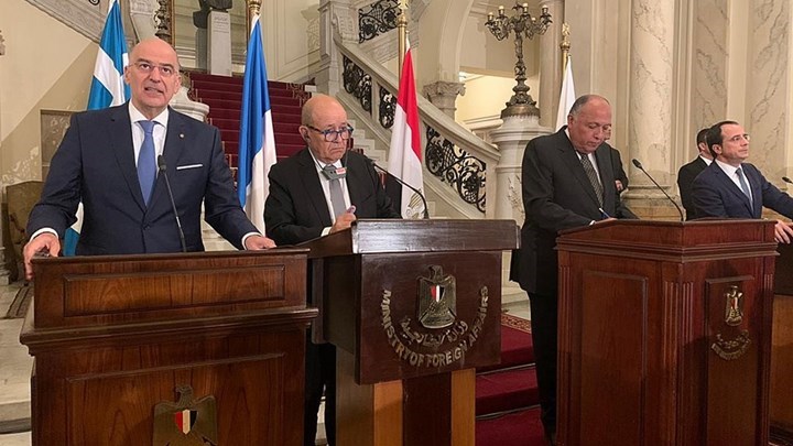 Πενταμερής για Λιβύη: Καταδίκη για την Τουρκία