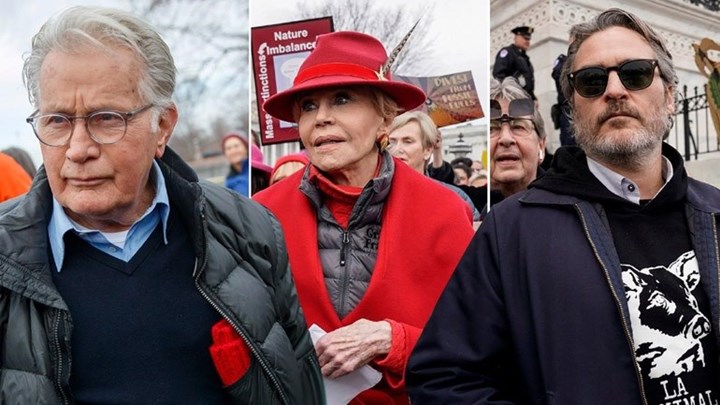 Αστέρες του Χόλιγουντ ενώθηκαν με τους διαδηλωτές