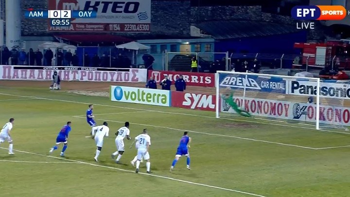 Λαμία – Ολυμπιακός 0-3 (70′)