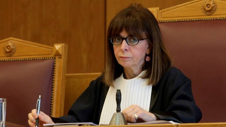 Η πρώτη δήλωση της Αικατερίνης Σακελλαροπούλου