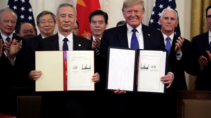 Τραμπ: Ιστορικό βήμα η εμπορική συμφωνία ΗΠΑ-Κίνας