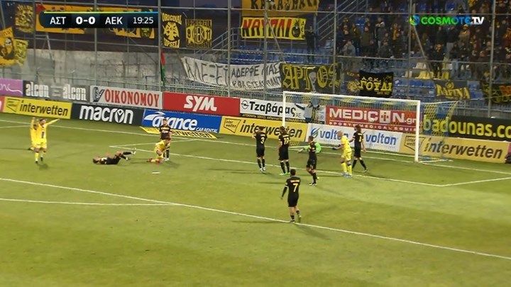 Αστέρας Τρίπολης-ΑΕΚ: To εκπληκτικό γκολ του Κρέσπι με ψαλιδάκι – ΒΙΝΤΕΟ