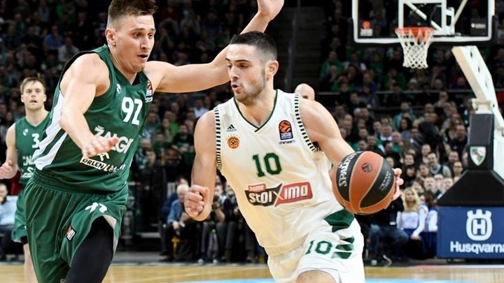 Παναθηναϊκός – Ζαλγκίρις 18-27 (10′)