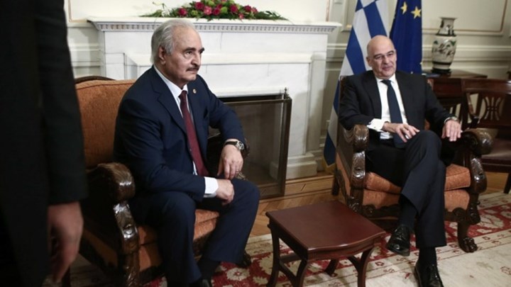 Ο πίνακας που εντυπωσίασε τον Χαφτάρ στο υπουργείο Εξωτερικών