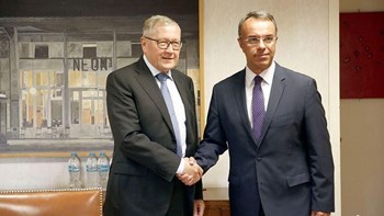 Συναντήσεις Σταϊκούρα με Ρέγκλινγκ και Τζεντιλόνι στο περιθώριο του Eurogroup