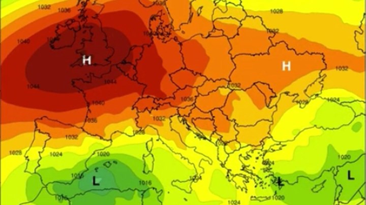 Ισχυρός αντικυκλώνας πάνω από την Ευρώπη – Πόσο θα επηρεάσει την Ελλάδα – ΒΙΝΤΕΟ