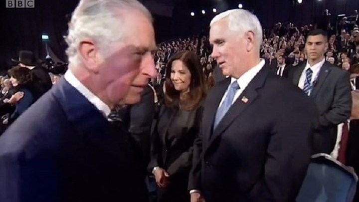 Δράμα στην Ιερουσαλήμ: Ο πρίγκιπας Κάρολος σνόμπαρε τον Αμερικανό αντιπρόεδρο – ΦΩΤΟ – ΒΙΝΤΕΟ