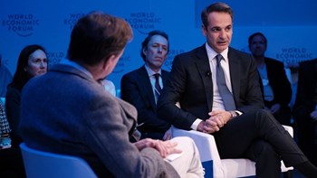 Ηχηρό μήνυμα Μητσοτάκη από το Νταβός: Δεν χρειαζόμαστε την άδεια της Τουρκίας για τον EastMed