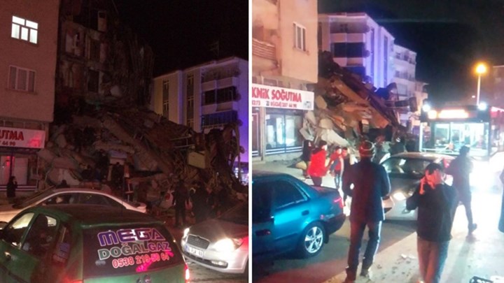 Σεισμός στην Τουρκία: Εικόνες σοκ από κατεστραμμένο κτίριο – ΦΩΤΟ