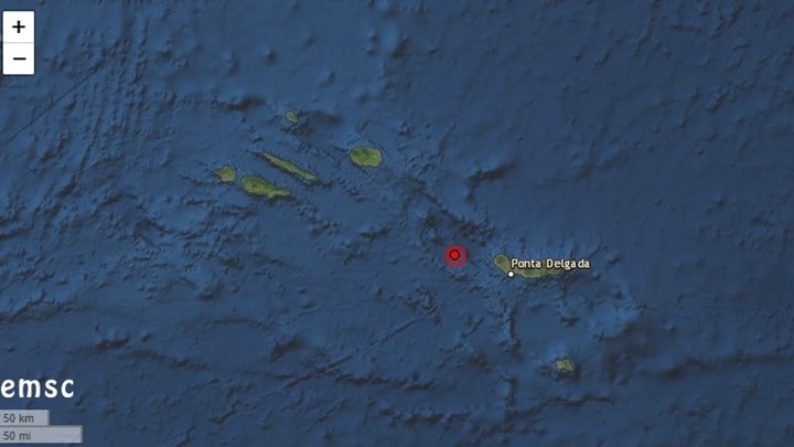 Σεισμός 4,8 Ρίχτερ στις Αζόρες Νήσους