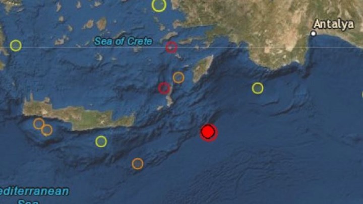 Σεισμός στα Δωδεκάνησα: 5,2 Ρίχτερ η εκτίμηση του Ευρωμεσογειακού – ΤΩΡΑ