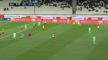 ΑΕΚ – Αστέρας Τρίπολης 2-0 (17′)