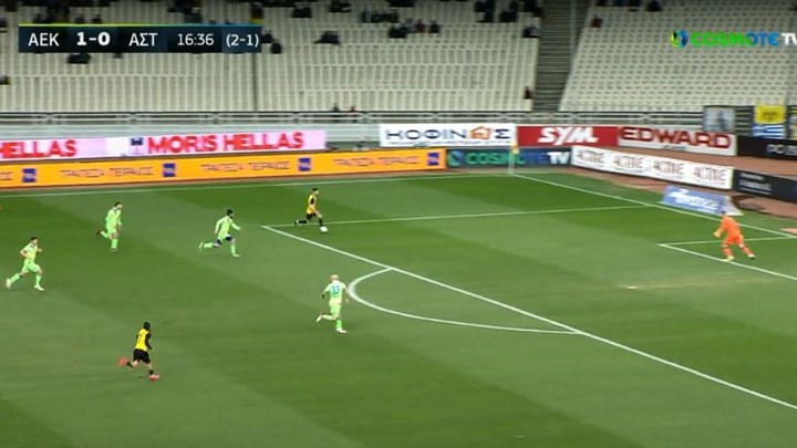 ΑΕΚ – Αστέρας Τρίπολης: Τα γκολ των «κιτρινόμαυρων» – ΒΙΝΤΕΟ