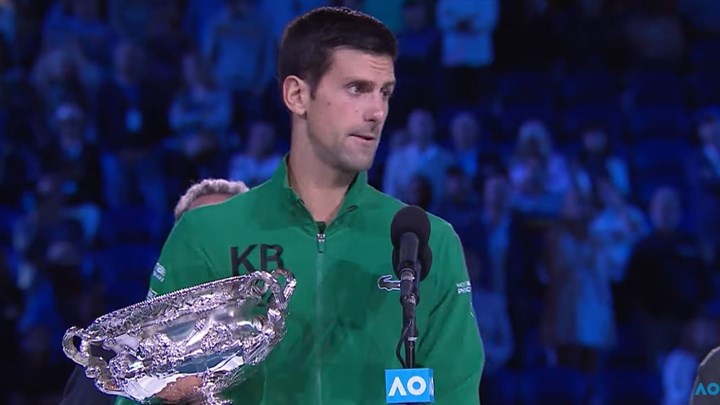 Australian Open: Η συγκινητική ομιλία του Τζόκοβιτς – Τι είπε για τον Κόμπι Μπράιαντ – ΒΙΝΤΕΟ