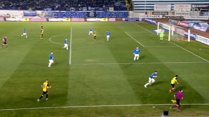 Ατρόμητος – ΑΕΚ: Το γκολ της «Ένωσης» – ΒΙΝΤΕΟ