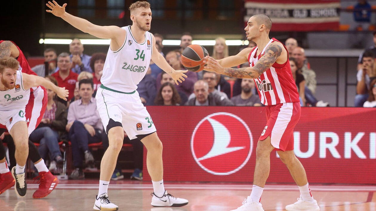 Ζαλγκίρις – Ολυμπιακός 22-17 (10′)