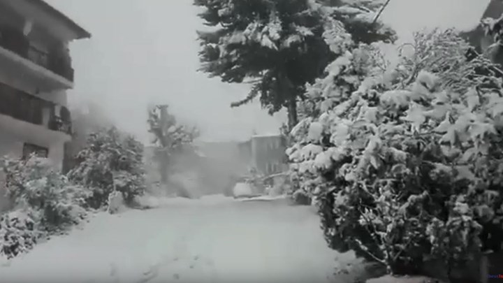 Θεσσαλονίκη: Στα λευκά ο Χορτιάτης – ΦΩΤΟ – ΒΙΝΤΕΟ