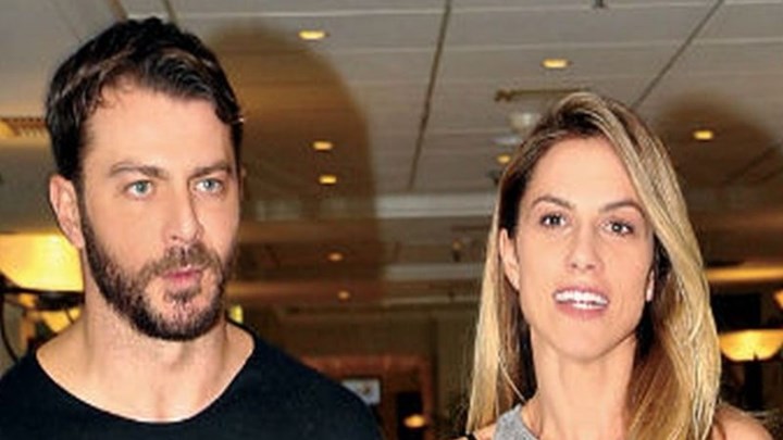 Γιώργος Αγγελόπουλος: Σε αγρυπνία στους Αγίους Ισιδώρους μαζί με την Ντορέττα Παπαδημητρίου -ΦΩΤΟ