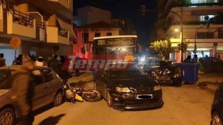 Σοβαρό τροχαίο στην Πάτρα: Αυτοκίνητο συγκρούστηκε με λεωφορείο – ΦΩΤΟ – ΒΙΝΤΕΟ