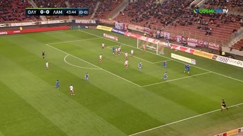 Ολυμπιακός-Λαμία: Το γκολ του Αντέτζο – ΒΙΝΤΕΟ