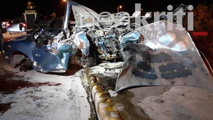 Ηράκλειο: Θανατηφόρο τροχαίο με θύμα έναν 22χρονο