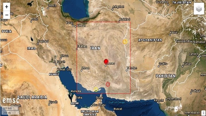 Μετασεισμός 4,6 Ρίχτερ στο κεντρικό Ιράν