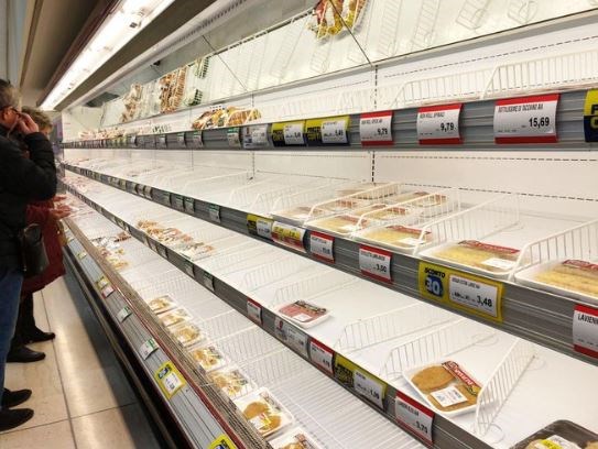 Κορονοϊός: Πανικός στην Ιταλία – Αδειάζουν τα σούπερ μάρκετ – ΦΩΤΟ – ΒΙΝΤΕΟ