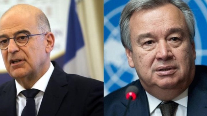 Δένδιας σε Γκουτέρες: Η Ελλάδα έχει και ρόλο και λόγο ως προς την κατάσταση στη Λιβύη