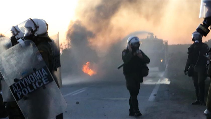 Λέσβος: Τραύματα από σκάγια φέρουν δύο τραυματίες αστυνομικοί