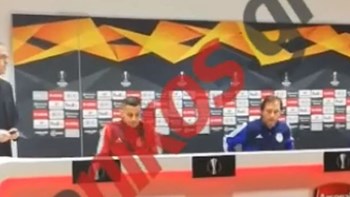 Μαρτίνς και Ομάρ στην αίθουσα της συνέντευξης Τύπου – ΒΙΝΤΕΟ