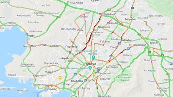 Κίνηση στους δρόμους: Δείτε ποιοι δρόμοι είναι μποτιλιαρισμένοι