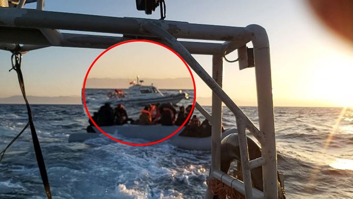 Τουρκική ακταιωρός συνοδεύει βάρκα με μετανάστες – Βίντεο ντοκουμέντο
