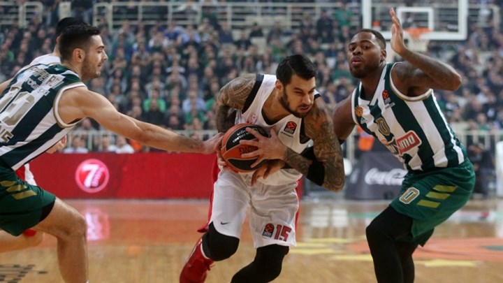 Ολυμπιακός – Παναθηναϊκός 45-39 (ΗΜ.)