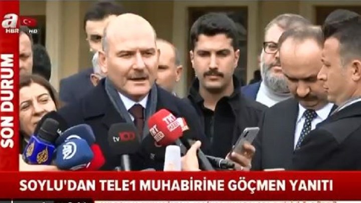 Τούρκος υπουργός Εσωτερικών σε δημοσιογράφο: Δουλεύεις για την Ελλάδα; – ΒΙΝΤΕΟ