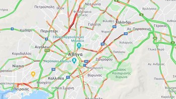 Κίνηση στους δρόμους: Δείτε ποιοι δρόμοι είναι μποτιλιαρισμένοι