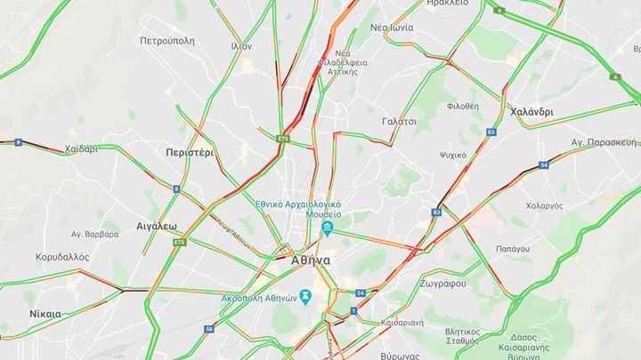 Κίνηση: Αυξημένη κυκλοφορία – Δείτε ποιους δρόμους να αποφύγετε